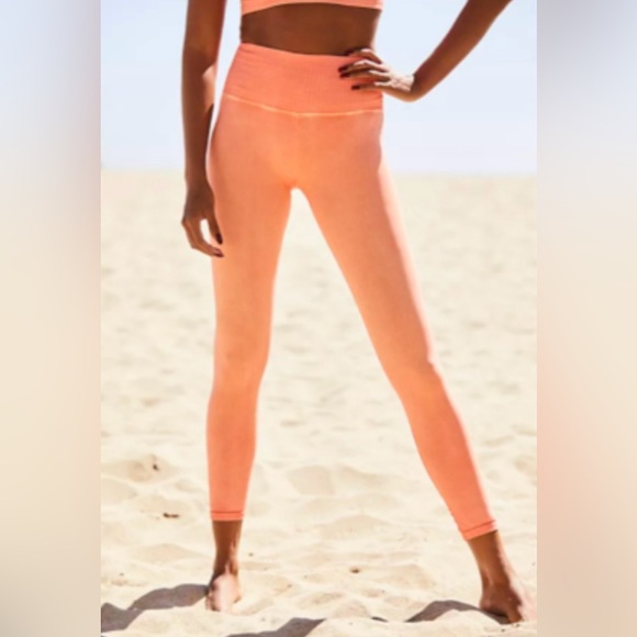 FP Movement by Free People Pants - FP Movement by Free People Peach Leggings. Small